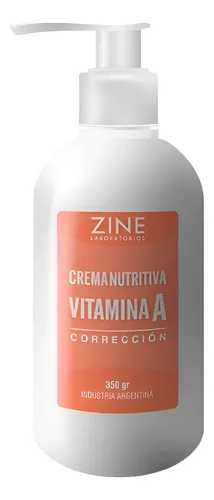 Zine Crema Nutritiva C/vit A -antioxidante,humectante X 350g