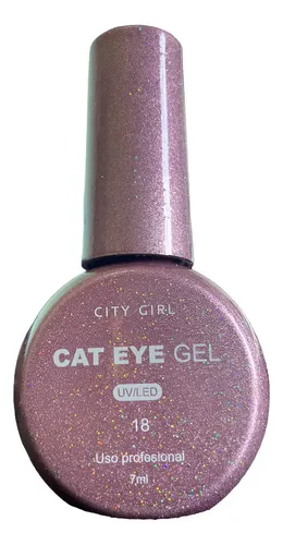 Esmalte City Girl Ojo De Gato 7ml, Efecto Magnético 18
