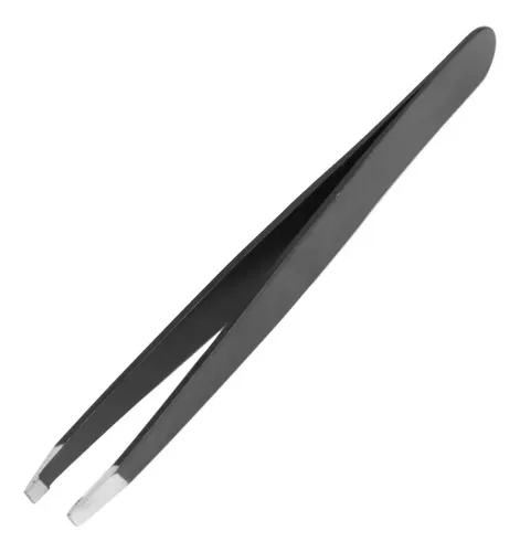 Pinzas Oblicuas Para Cejas (acero Inoxidable), Color Negro