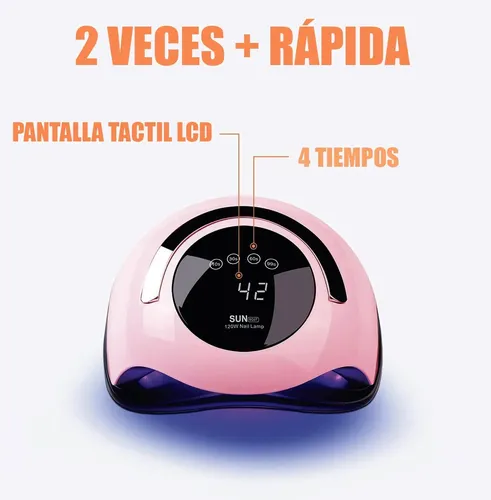 Cabina Uñas Manicura Sun Bq5t 36 Led 120w Táctil Profesional