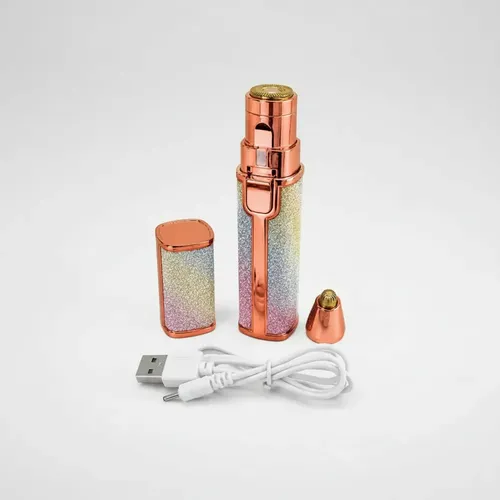 Depiladora Eléctrica 2 En 1 Para Cejas, Nariz Y Axilas, Usb