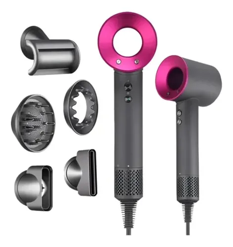 Secador Briza HD 1600 Iónico Profesional 1600W 4 Accesorios Gris Oscuro