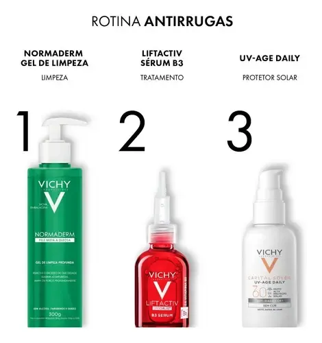 Sérum unificador antiarrugas Liftactiv B3 30 ml Vichy Tiempo de aplicación Día/noche Tipo de piel Todo tipo de piel