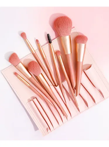 Juego De Brochas De Maquillaje Suaves De 11 Piezas, Aplicaci