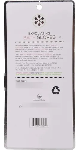 Guante Exfoliante Para Baño Cleanlogic 1 Par