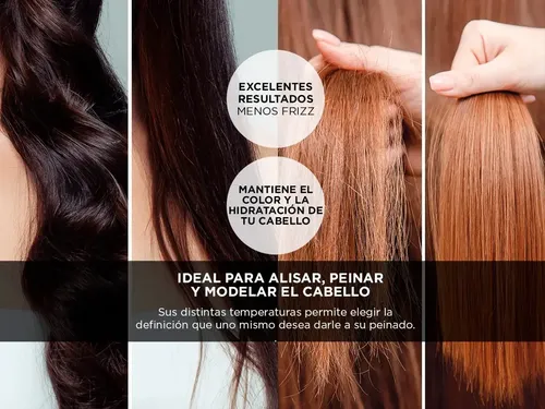 Planchita De Pelo Gadnic Nano Titanio Temperatura Regulable