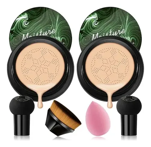 Base Cushion Cc Cream Con Cojín De Aire Y Aplicador X 2 Unid