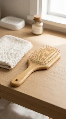 Cepillo Para El Cabello Desenredante Para Cabello Bambu