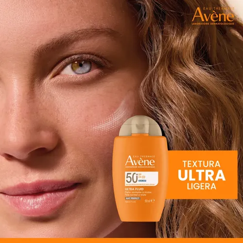 Avene Ultra Fluid Mat Perfect Spf50 Solar Facial C/c X 50ml