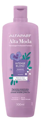 Shampoo Alfaparf Desamarillador en botella de 300mL