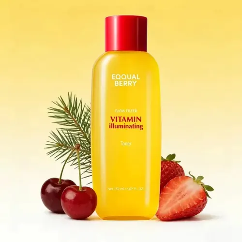 Wwj/ Tónico Iluminador Hyl Con Vitamina C Equal Berry, 150 M