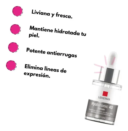 Lidherma Hyaluronic 4d Serum Efecto Relleno Hialuronico 30 G