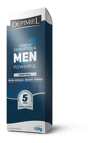 Crema Depilatoria Hombre Depimiel Powerful Corporal Men 120g