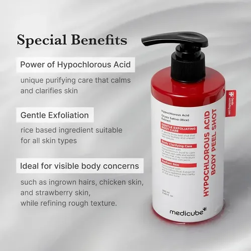 Exfoliante corporal con ácido hipocloroso Medicube Peeling 280 ml