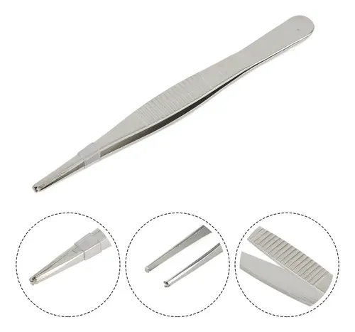 Pinzas Dentadas De Sutura Especiales De 125 Mm/5 Pulgadas