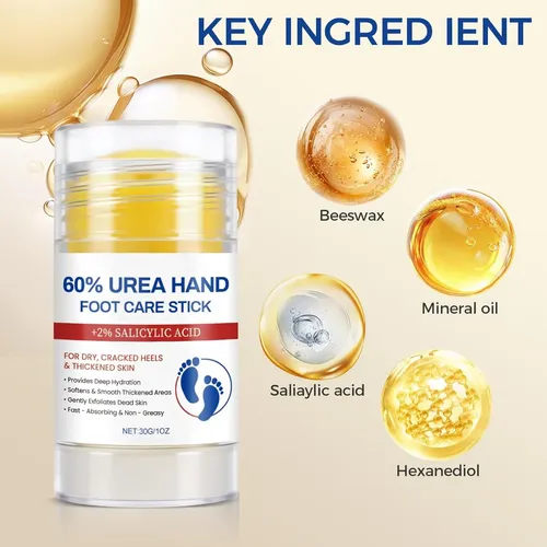 Hf Crema For Pies En Barra Con 60% De Urea Y 2% De Ácido
