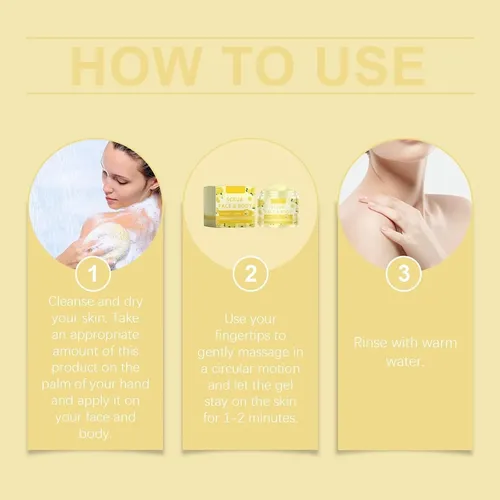 Exfoliante Corporal Y Facial De Limón
