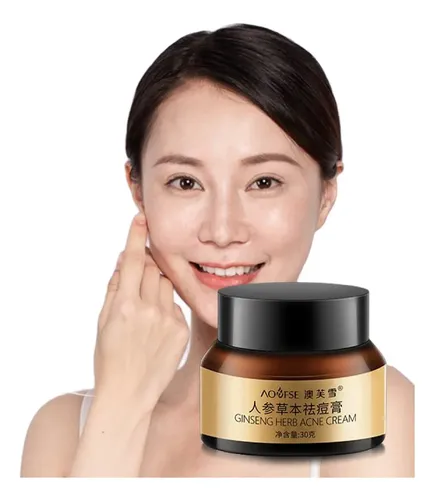 Crema De Ginseng Para Acne, Enrojecimiento Y Dilución