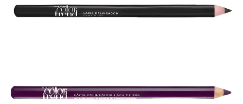 Delineador Ojos Negro Violeta Setx2 Avon Color Trend