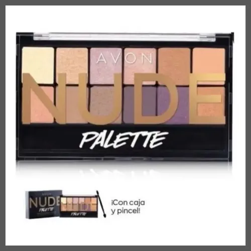 Paleta De Sombras Nude Avon Palette
