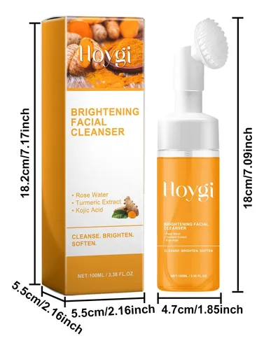 Limpiador Facial Hoygi Con Cúrcuma 100ml Normal Día/noche