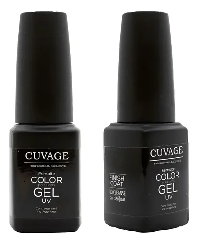 Esmalte Uñas Semipermanente Finish Coat No Cleanse Cuvage