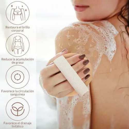 Pz A Cepillo En Seco Corporal 2 Packs Exfoliante Masaje