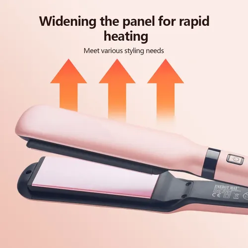 Plancha De Cabello Ancha 31mm Con 8 Temperaturas