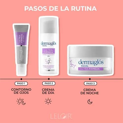 Dermaglós Rutina Completa Facial Ultra Firmeza Piel Normal