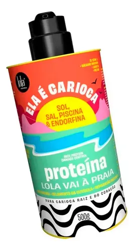 Lola Ela É Carioca Proteína Pelo Dañado Protector Térmico 3c