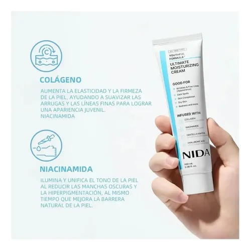 Crema Hidratante Nida Youthful Formula Ultimate Centell Y Pa