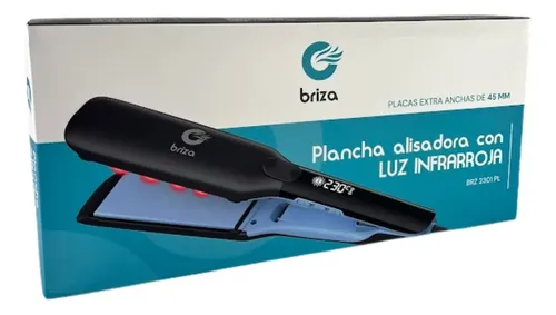 Briza Plancha Brz2301 Luz Infraroja Ionica Extra Ancha 45mm