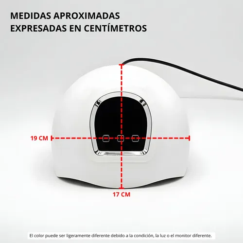 Cabina Para Uñas 54 W Secado Led Uv Manicura Esculpidas
