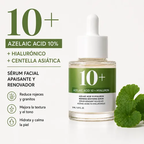 Serum Acido Azelaico Calma Rosacea Y Marcas De Granitos Leve