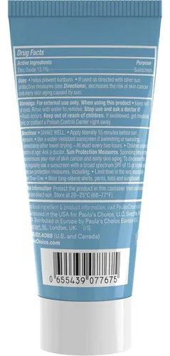 Protector Solar Mineral Paula’s Choice 15ml Fps 30 Piel