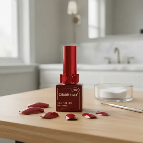 Esmalte Semipermanente Charm Limit Classic Red Manicura 10ml