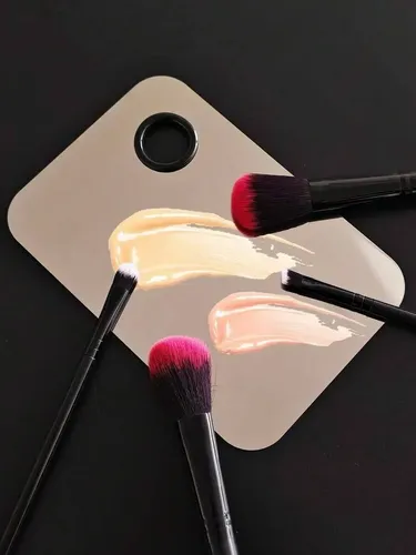 2 Paquetes De Paletas De Maquillaje Grandes De Acero Inoxida