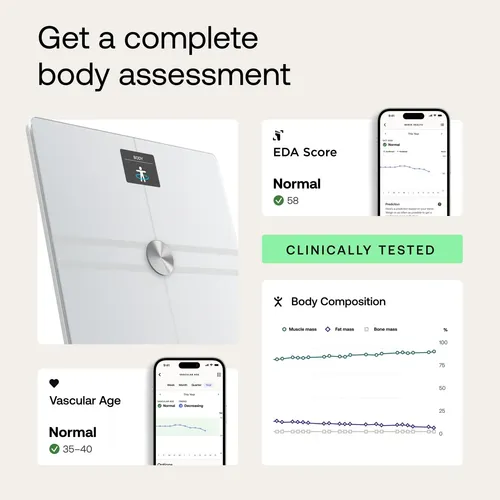 Withings Básculas Inteligentes Para Peso Corporal,