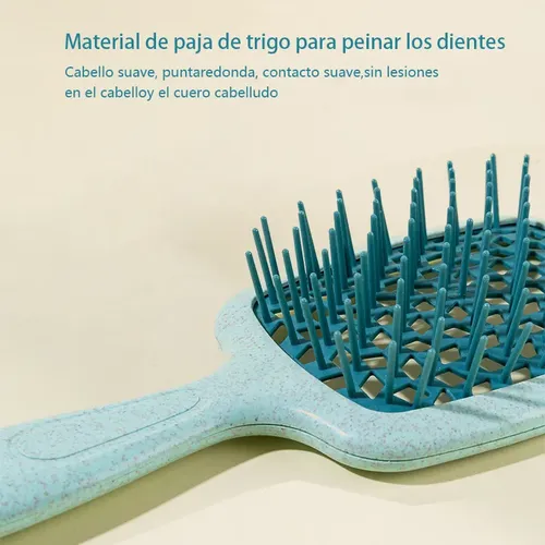 De Cepillo Pulidor Para Peinar Anti Frizz Desenredar Cabello
