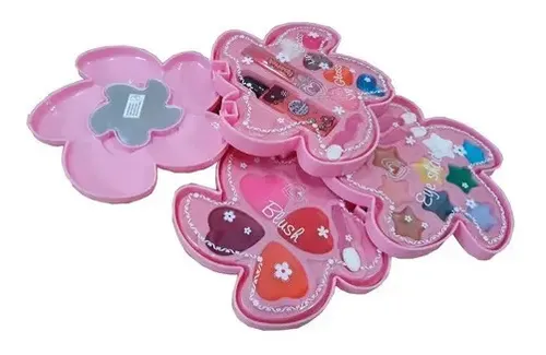 Poppi 5666 Set De Maquillaje Desplegable Flor Completo Niñas