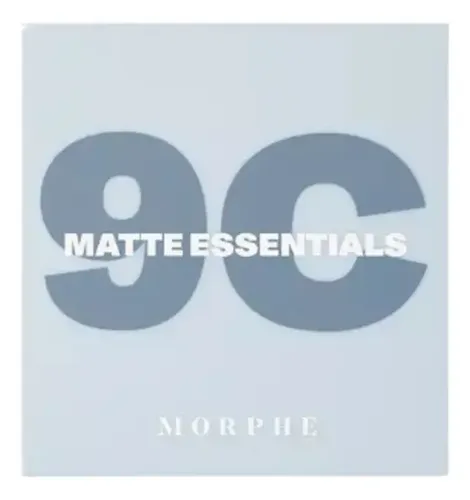 Paleta de Sombras Morphe 9C Matte Essentials con 9 Tonos Mate Hipoalergénica