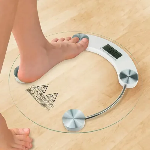 Balanza Digital Led Vidrio Transparente 180kg Sheli 1880