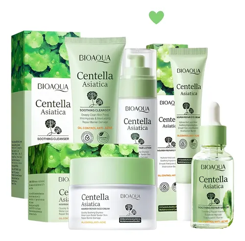 Kit Skincare Piel Mixta A Grasa Centella Asiatica Bioaqua