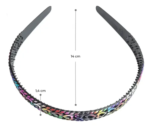 Vinchas Metalizadas Para El Pelo Varios Diseños Pack X12