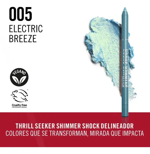 Delineador De Ojos Shimmer Shock 003 Electric Breeze Rimmel