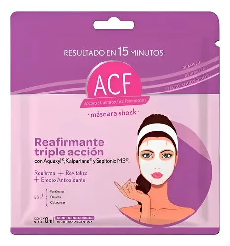 Mascara Facial Reafirmante Triple Acción Acf