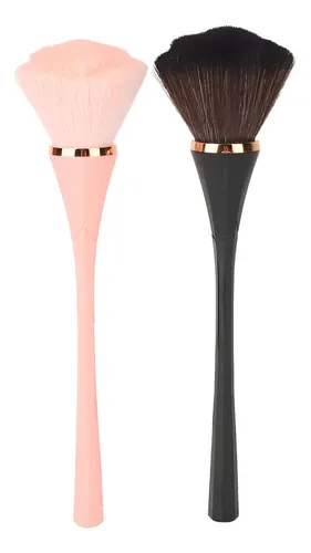 Juego De Brochas De Maquillaje Para Polvo Suelto, 2 Zl