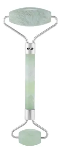 Rodillo Masajeador Facial Jade Verde Para Piel Firme
