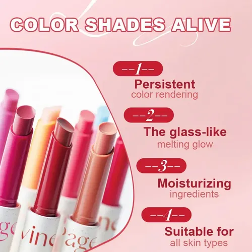 Labial Líquido 8 Colores Duración Brillo No Transfer