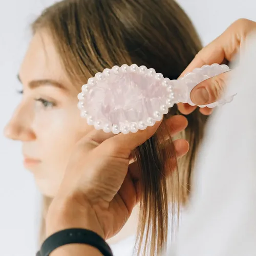 Peine De Dientes Anchos Para Cabello Mujer Masaje Acético